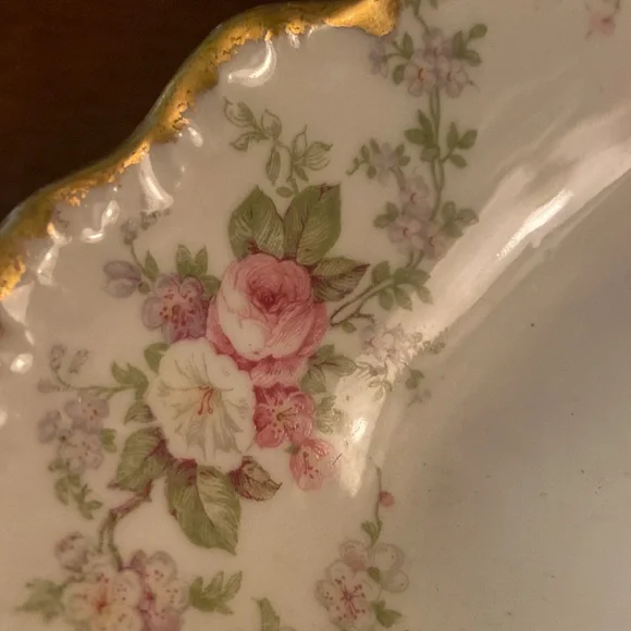 Vintage Limoges France celery platter dish
